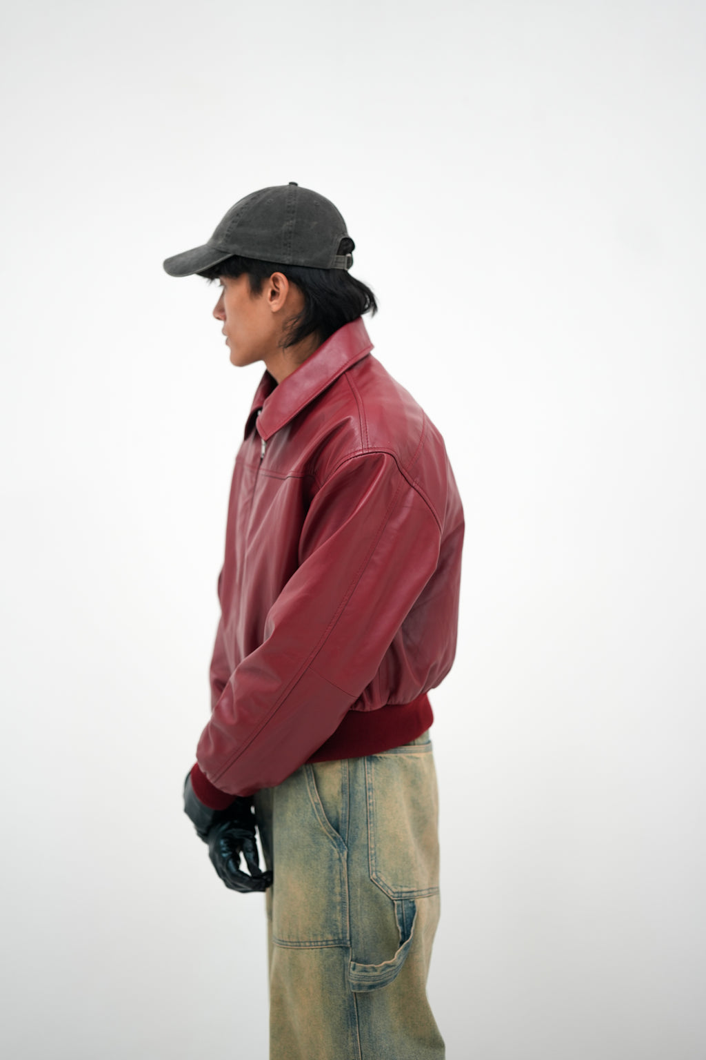 Cherry FL1 Leather Jacket