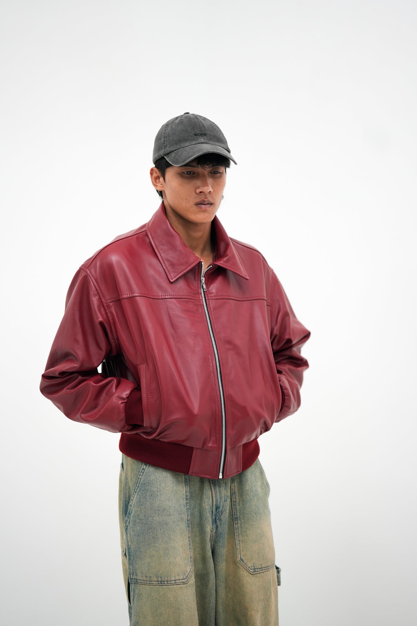 Cherry FL1 Leather Jacket