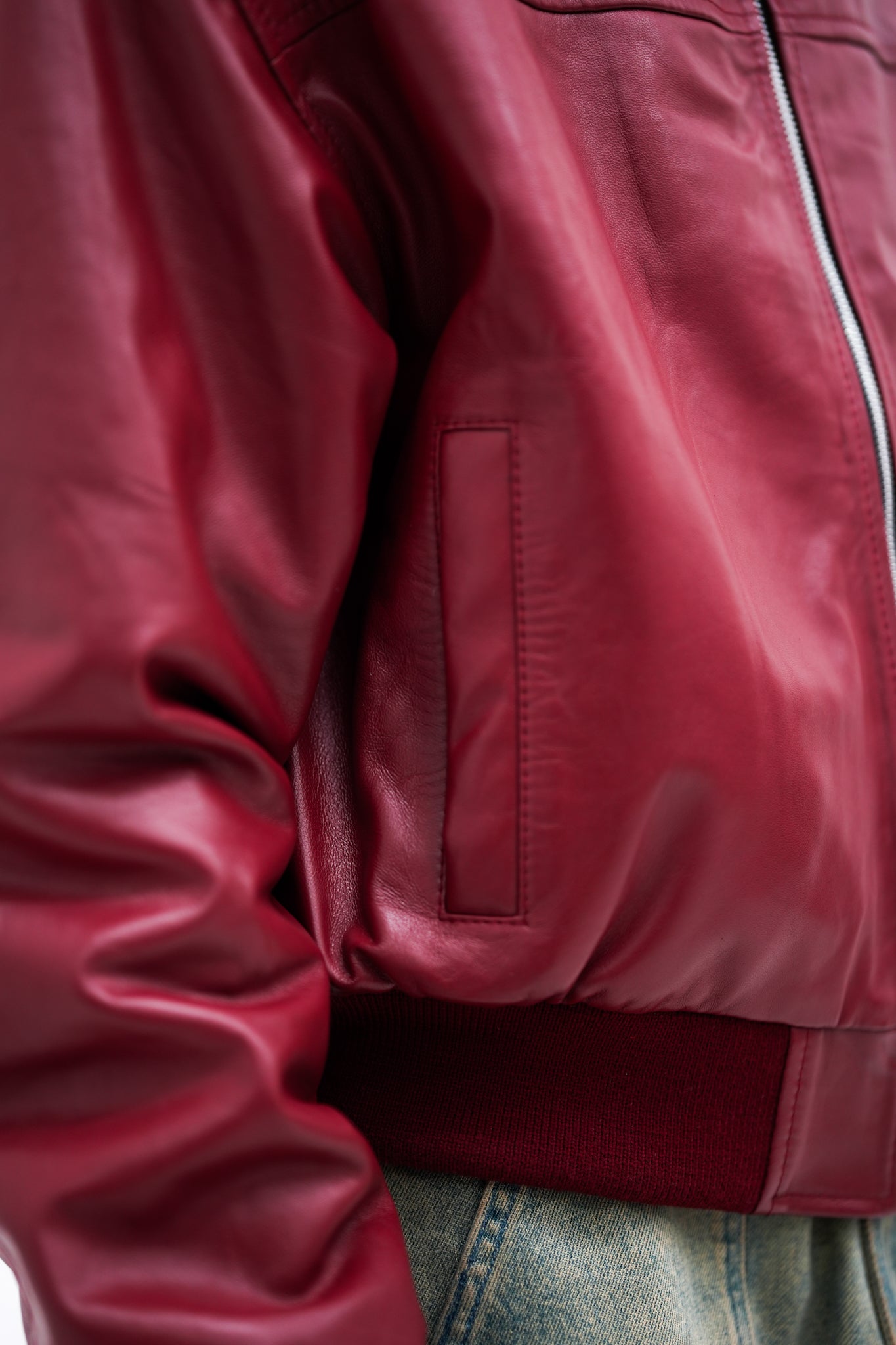 Cherry FL1 Leather Jacket