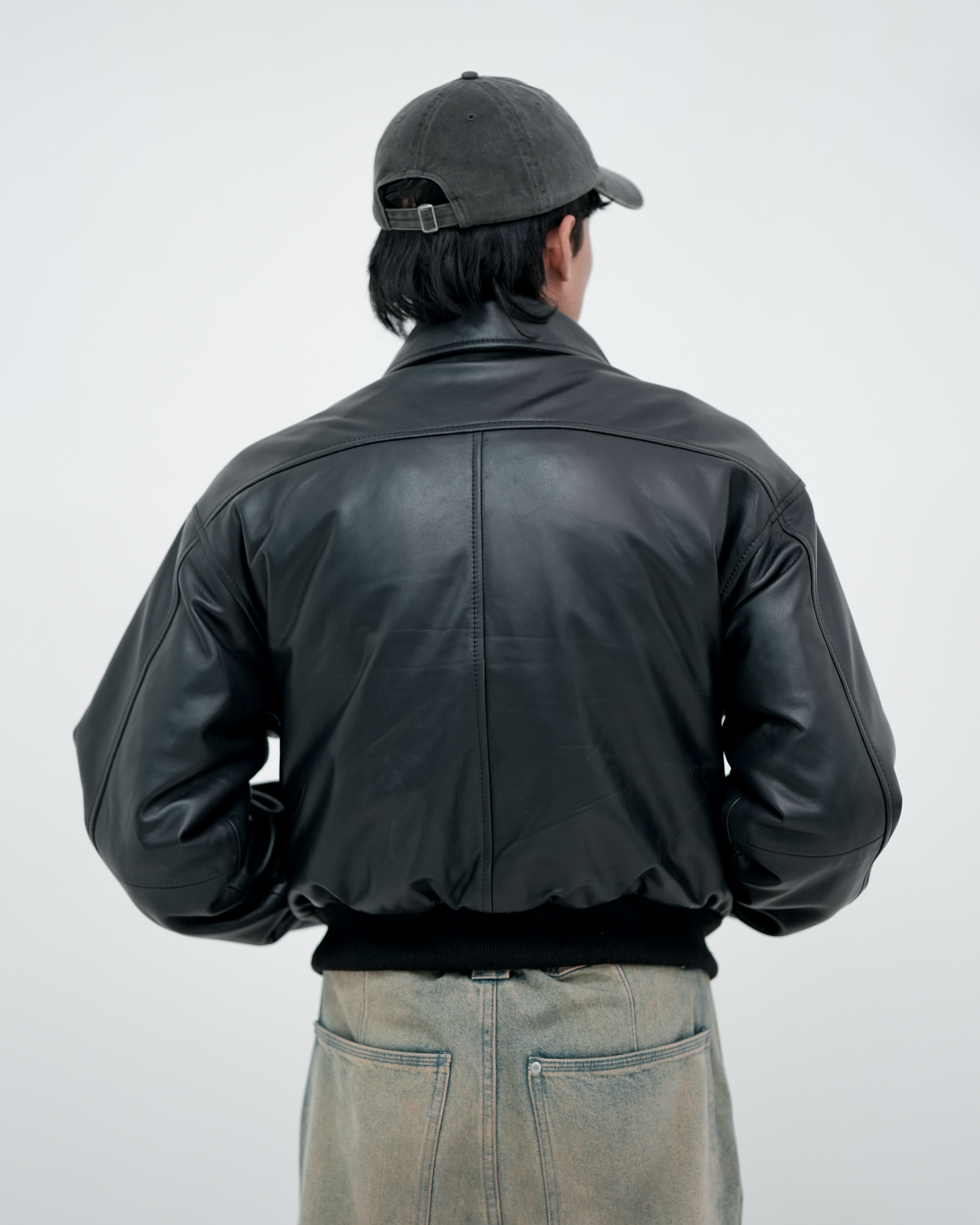 Carbon Black Jacket(Sheepskin)